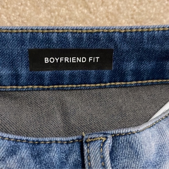 Judy Blue Thermadenim Undone Hem Boyfriend Jean Stretch Released Hem-5/27 - Picture 3 of 12